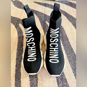Moschino Black Sock Sneakers